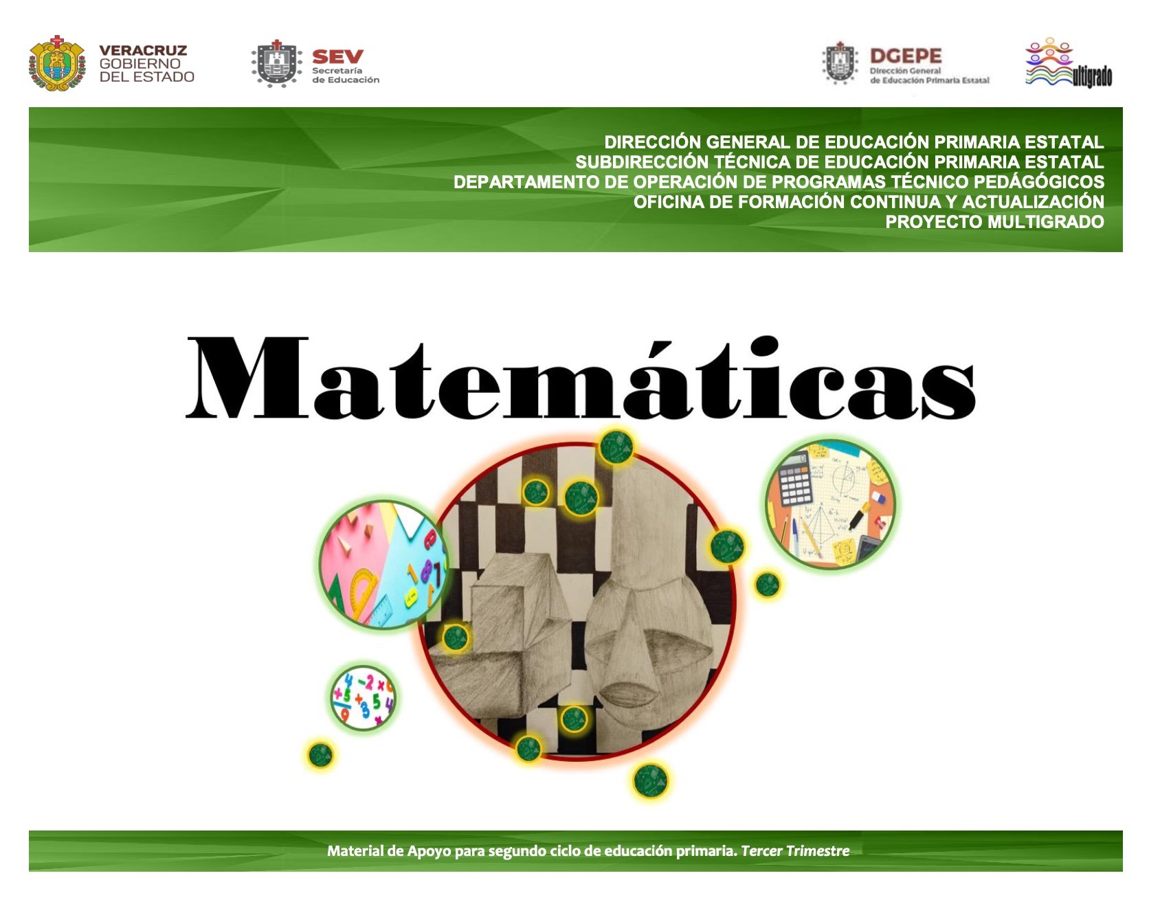 Matemáticas. Material de apoyo para segundo ciclo. Tercer Trimestre