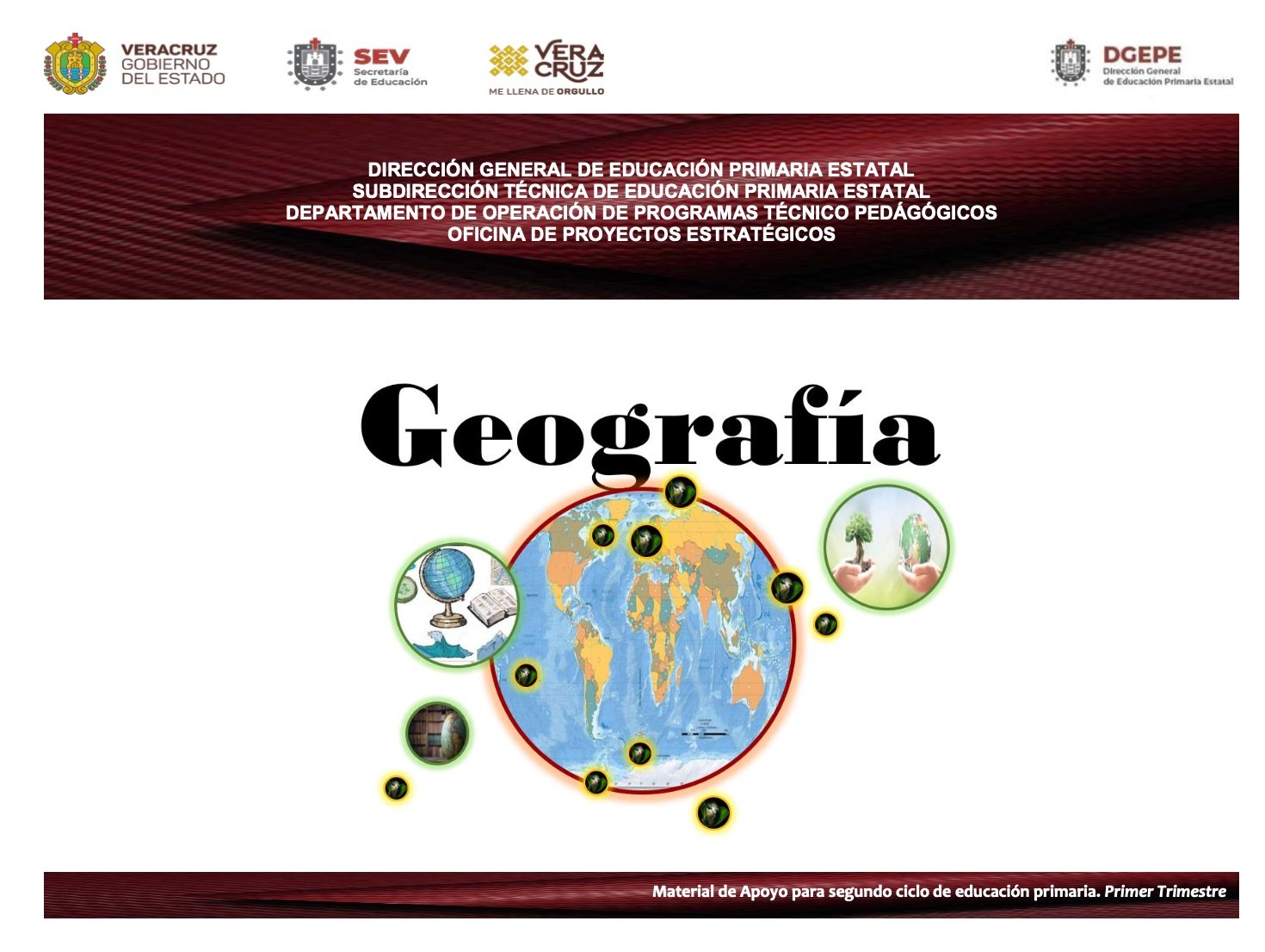 Geografía. Material de apoyo para segundo ciclo. Primer Trimestre