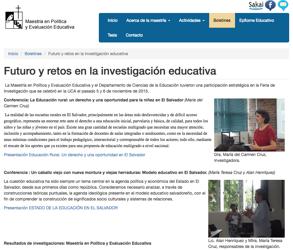 Futuro y retos en la investigación educativa
