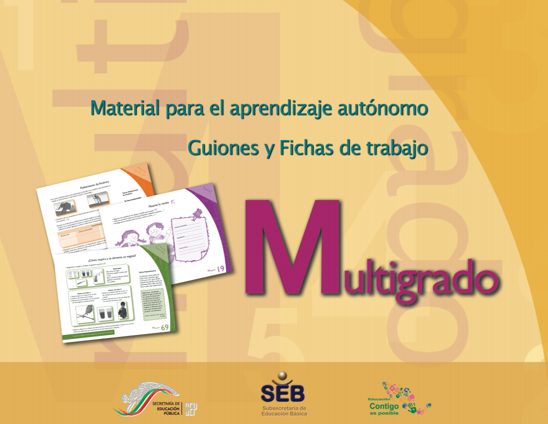 Material para el aprendizaje autónomo. Guiones y fichas de trabajo