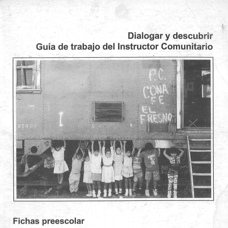 Dialogar y descubrir. Guía de trabajo del instructor comunitario. Fichas preescolar