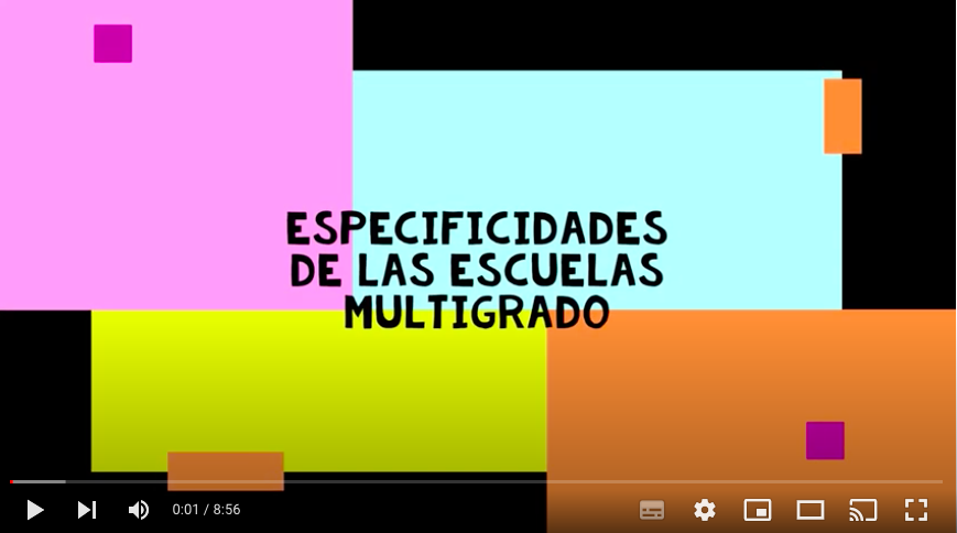 Especificidades de escuela multigrado