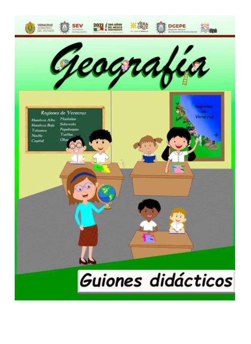 Geografía. Guiones didácticos