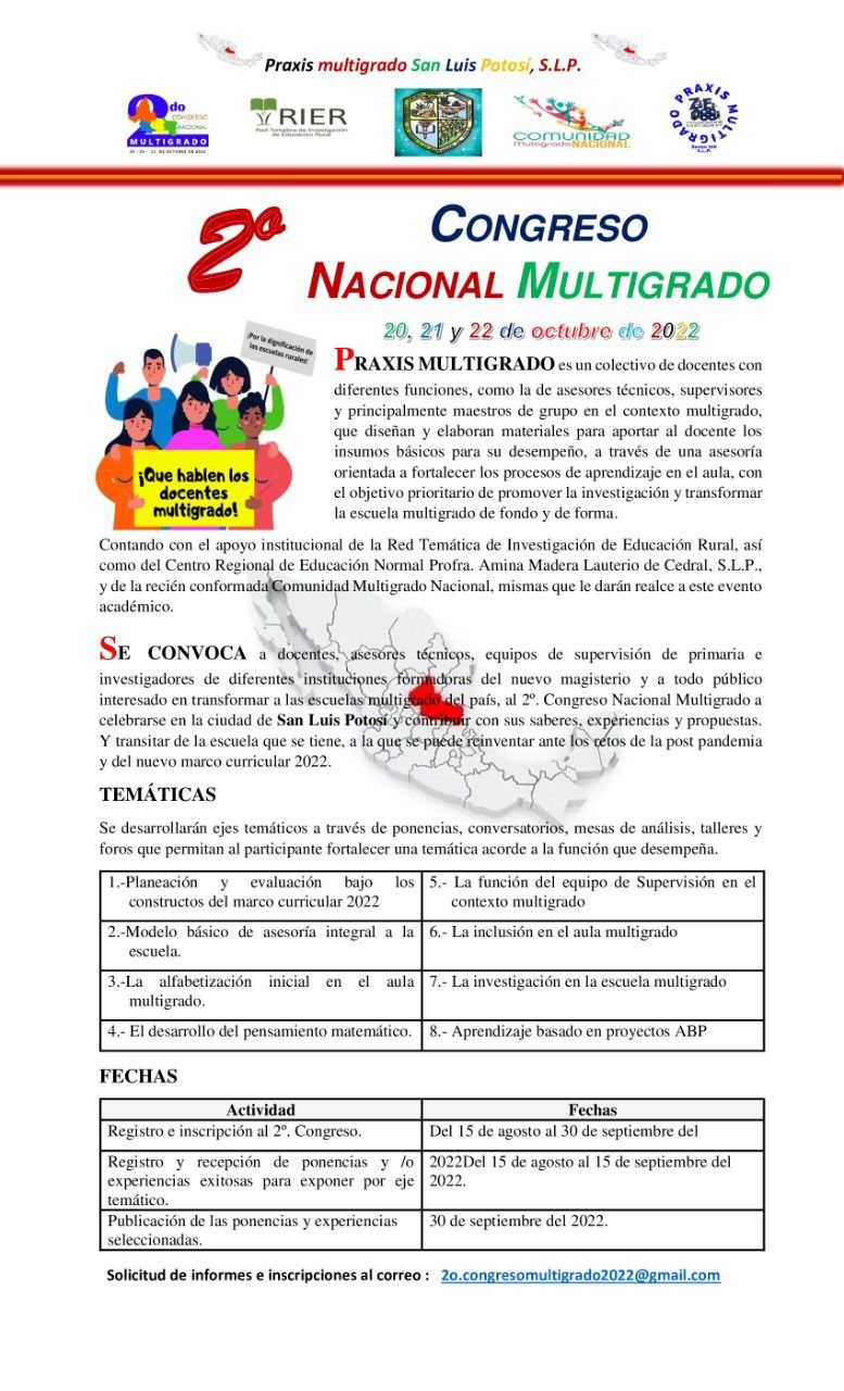 congreso multigrado